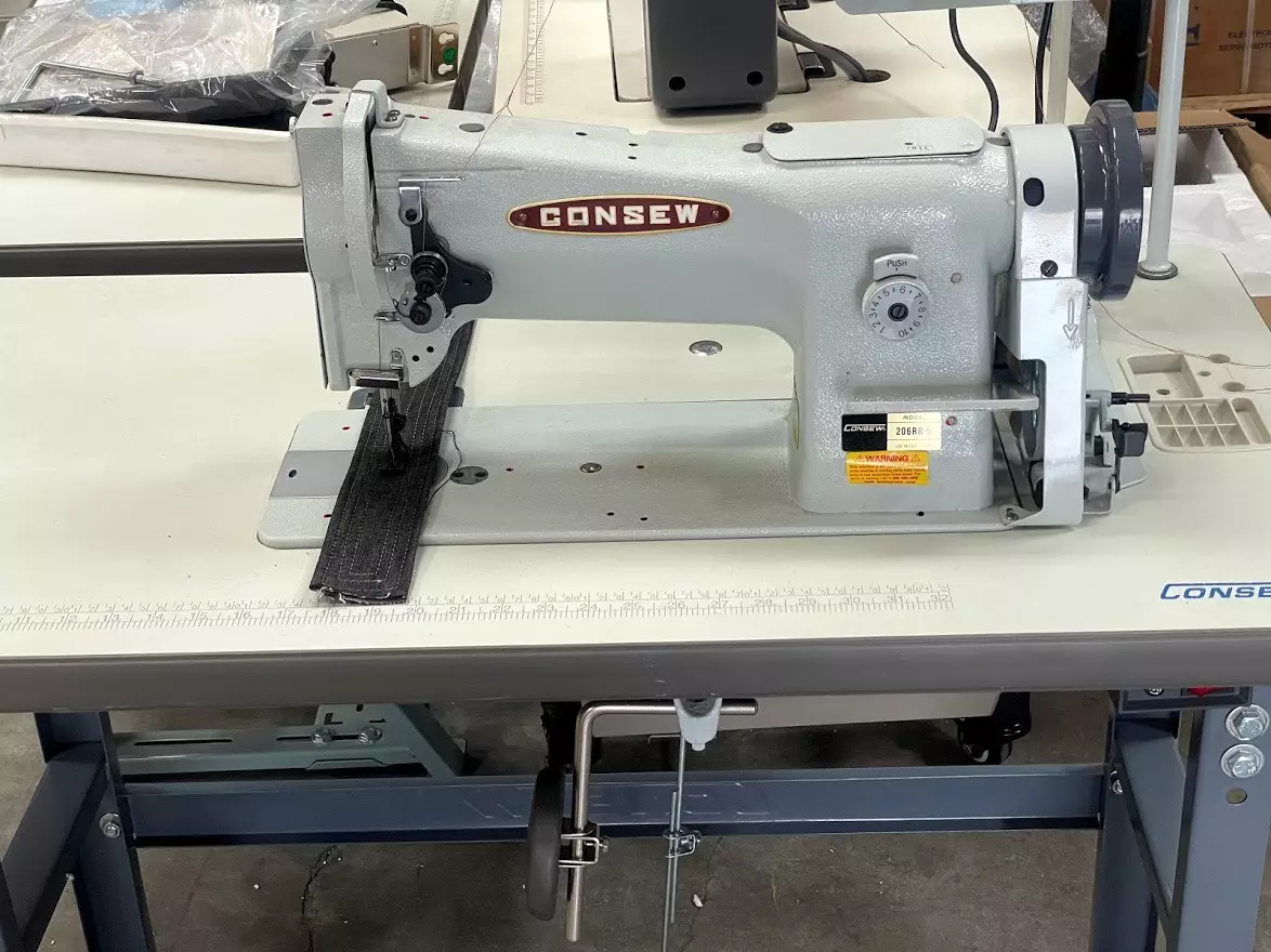 Consew 206RB-5 Sewing Machine With Table And Servo Motor | GoldStar Tool 4 Consew 206RB-5 Sewing Machine With Table And Servo Motor | GoldStar Tool - Image 2