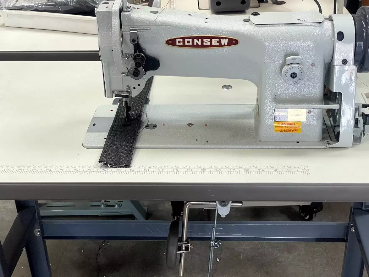 Consew 206RB-5 Sewing Machine With Table And Servo Motor | GoldStar Tool 7 Consew 206RB-5 Sewing Machine With Table And Servo Motor | GoldStar Tool - Image 5