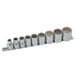 FROST Whitworth Socket Set 1/2″D (9pc)