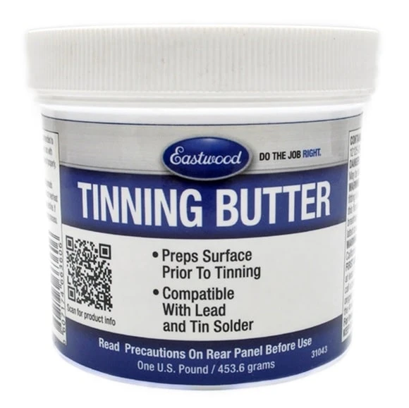 Eastwood Tinning Butter Solder Paste For Body Soldering / Lead Loading (454g) 3 Eastwood Tinning Butter Solder Paste For Body Soldering / Lead Loading (454g)