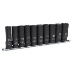 Eastwood 1/2″ Metric Deep 10 Piece Impact Socket Set