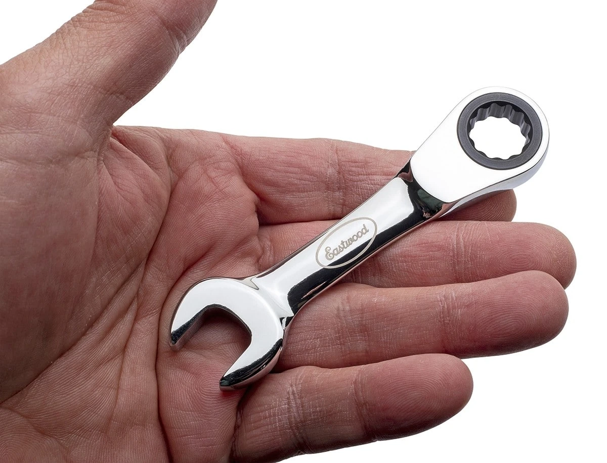 Eastwood 6pc Stubby MM Ratcheting Wrench 5 Eastwood 6pc Stubby MM Ratcheting Wrench - Image 3