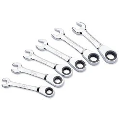 Eastwood 6pc Stubby MM Ratcheting Wrench
