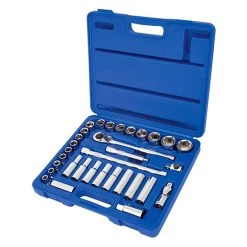 Laser Socket Set 1/2″D (32pc)