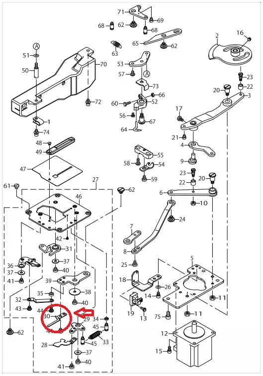 BT Puller B - JUKI #400-22322 | GoldStar Tool 3 BT Puller B - JUKI #400-22322 | GoldStar Tool
