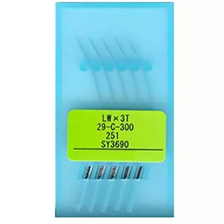 LWX3T 29-C-300, 251, SY3690 Industrial BlindStitch Machine Needles | GoldStar Tool 3 LWX3T 29-C-300, 251, SY3690 Industrial BlindStitch Machine Needles | GoldStar Tool