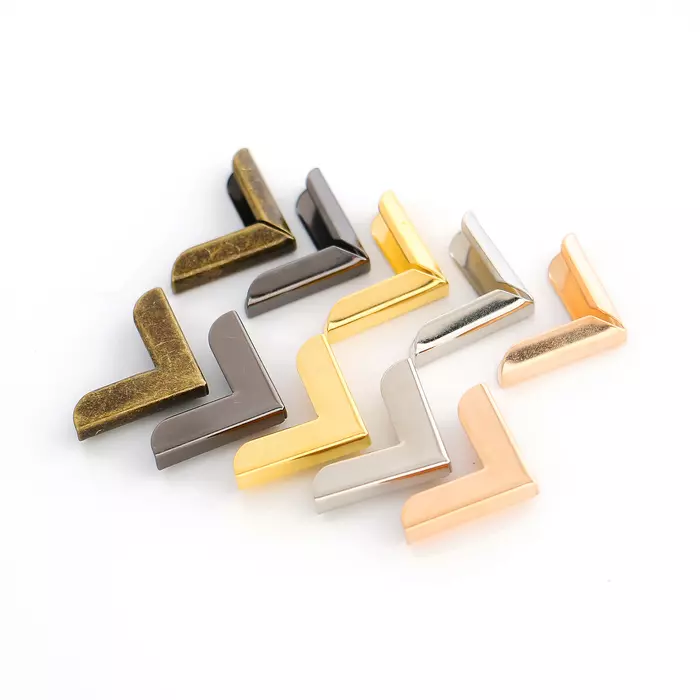 Metal Corners For Purses 3/4" X 3/4" | GoldStar Tool 3 Metal Corners For Purses 3/4" X 3/4" | GoldStar Tool