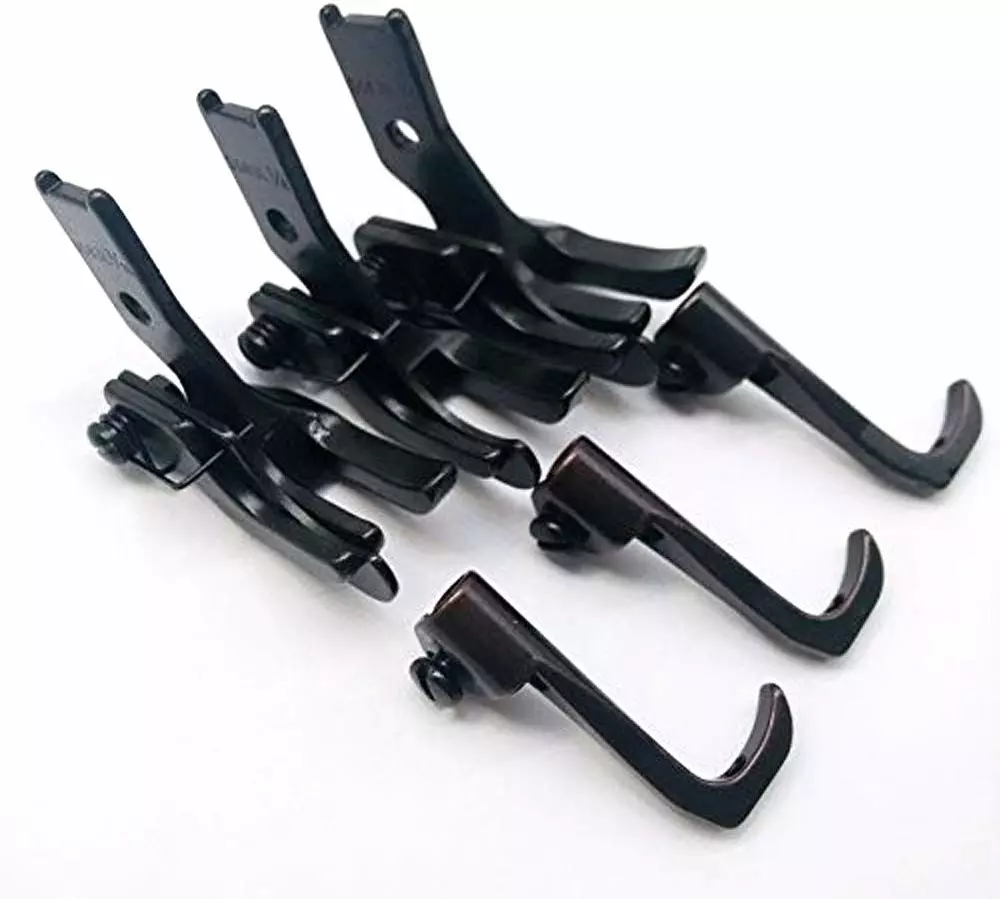 Left Edge Guide Topstitch Industrial Walking Presser Foot #S585L | GoldStar Tool 4 Left Edge Guide Topstitch Industrial Walking Presser Foot #S585L | GoldStar Tool - Image 2