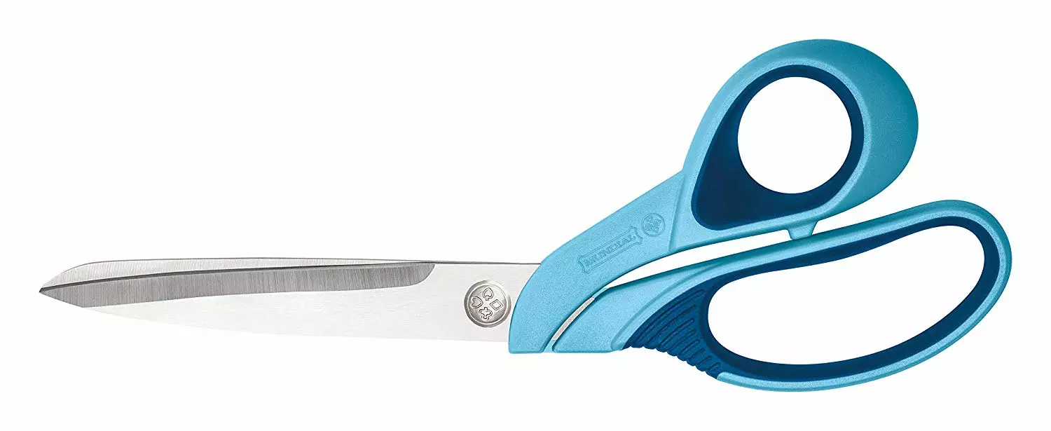 9 1/2" Blue Super Edge Dressmaker Shears - Mundial | GoldStar Tool 3 9 1/2" Blue Super Edge Dressmaker Shears - Mundial | GoldStar Tool