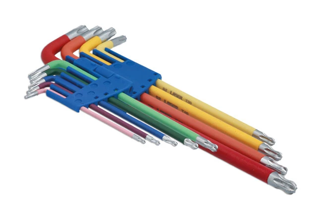 Laser Colour Coded Star Key Set – Ball End 9pc 5 Laser Colour Coded Star Key Set – Ball End 9pc - Image 3
