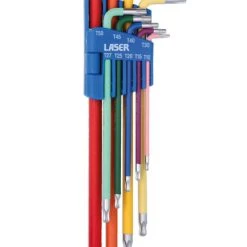 Laser Colour Coded Star Key Set – Ball End 9pc 12 Laser Colour Coded Star Key Set – Ball End 9pc -consew shop 7873 Top