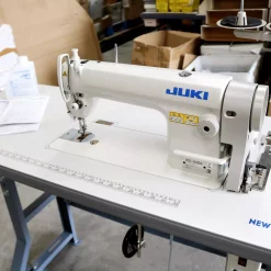 JUKI DDL-8100E Single Needle Lockstitch Sewing Machine With Table And Servo Motor | GoldStar Tool -consew shop 8100e 1
