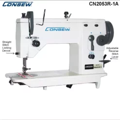Consew CN2053R-1A Sewing Machine With Table And Servo Motor | GoldStar Tool -consew shop CN2053R 1A