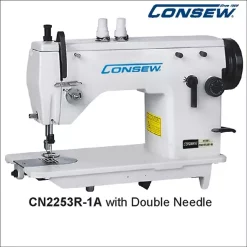 Consew CN2053R-2A​ 3 Step Zig-Zag Lockstitch Industrial Sewing Machine With Table And Servo Motor | GoldStar Tool -consew shop CN2053R 1A 3 1