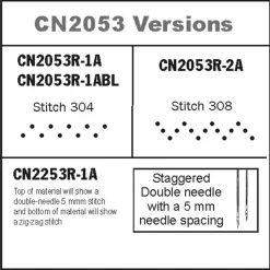 Consew CN2053R-2A​ 3 Step Zig-Zag Lockstitch Industrial Sewing Machine With Table And Servo Motor | GoldStar Tool -consew shop CN2053R 1A 5 1