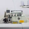 New-Tech GC-EX-5214-AT 4 Thread Overlock Industrial Sewing Machine With Table And Built-in Direct Drive Servo Motor | GoldStar Tool -consew shop EX5214A