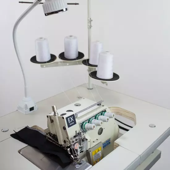 New-Tech GC-EX-5214-AT 4 Thread Overlock Industrial Sewing Machine With Table And Built-in Direct Drive Servo Motor | GoldStar Tool 4 New-Tech GC-EX-5214-AT 4 Thread Overlock Industrial Sewing Machine With Table And Built-in Direct Drive Servo Motor | GoldStar Tool - Image 2