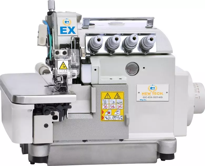 New-Tech GC-EX-5214-AT 4 Thread Overlock Industrial Sewing Machine With Table And Built-in Direct Drive Servo Motor | GoldStar Tool 5 New-Tech GC-EX-5214-AT 4 Thread Overlock Industrial Sewing Machine With Table And Built-in Direct Drive Servo Motor | GoldStar Tool - Image 3