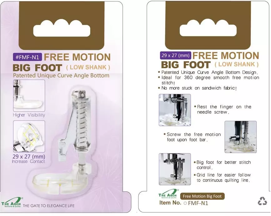 Meta The Arch Free Motion Big Foot | GoldStar Tool 3 Meta The Arch Free Motion Big Foot | GoldStar Tool