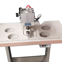 New-Tech New Tech Pneumatic Press For Grommets, Snaps, Buttons & Rivets W/Laser Pointer (1 Die Set) | GoldStar Tool