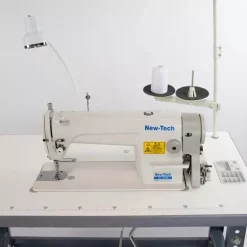 New-Tech GC-8700 Single Needle Lockstitch Industrial Sewing Machine With Table And Servo Motor | GoldStar Tool -consew shop GC 8700A