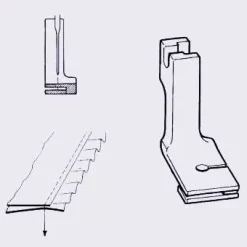 Shirring/Gathering Tape Presser Foot For Sewing Machines | GoldStar Tool -consew shop P5 P5W 2