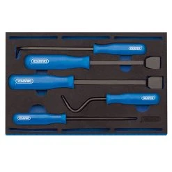 Draper Scraper And Remover Set In 1/4 Drawer EVA Insert Tray (5pc)