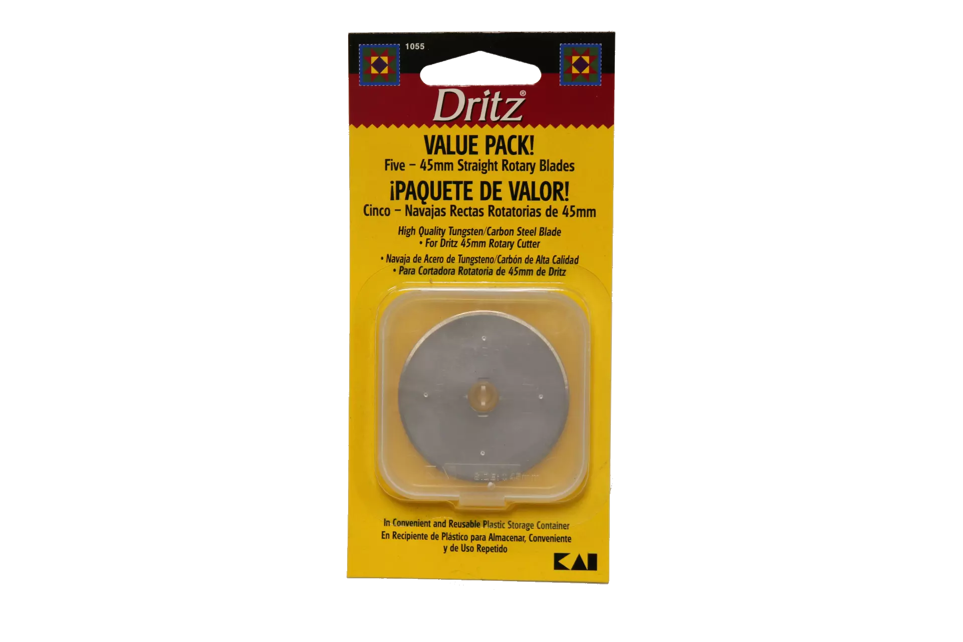 45mm Dritz Rotary Cutter Replacement Blades 5 Pack | GoldStar Tool 3 45mm Dritz Rotary Cutter Replacement Blades 5 Pack | GoldStar Tool