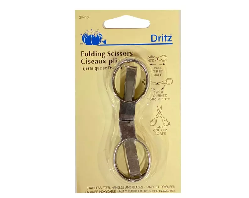 Dritz 3 1/2" Stainless Steel Folding Scissors | GoldStar Tool 3 Dritz 3 1/2" Stainless Steel Folding Scissors | GoldStar Tool