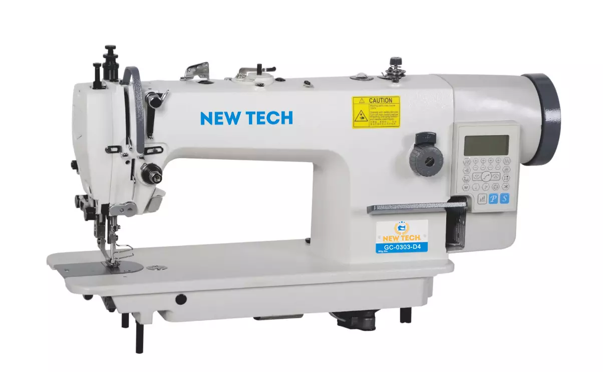 New-Tech GS-0303-D4 Computerized Walking Foot Single Needle Lockstitch Industrial Sewing Machine With Table And Built-in Direct Drive Servo Motor | GoldStar Tool 3 New-Tech GS-0303-D4 Computerized Walking Foot Single Needle Lockstitch Industrial Sewing Machine With Table And Built-in Direct Drive Servo Motor | GoldStar Tool