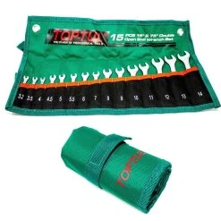 FROST Double Open End Wrench Set 15° & 75° Angles – 15 Pieces 7 FROST Double Open End Wrench Set 15° & 75° Angles – 15 Pieces -consew shop graj1501 3 1