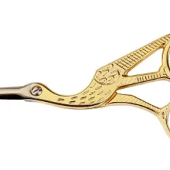 Gold Plated Bird Design Embroidery Scissors | GoldStar Tool