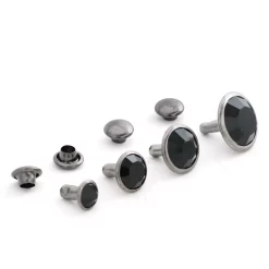 Rhinestone Rivets - Jet Black | GoldStar Tool