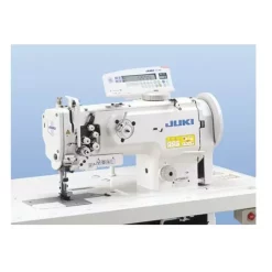 JUKI LU-1560N-7 2 Needle Unison Feed Lockstitch Industrial Sewing Machine With Table And Servo Motor | GoldStar Tool -consew shop juki1560n 7