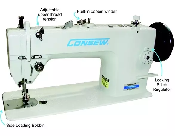 Consew Premier 1206RB Industrial Sewing Machine | GoldStar Tool 3 Consew Premier 1206RB Industrial Sewing Machine | GoldStar Tool