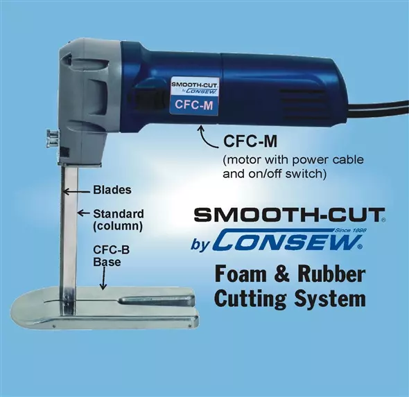 Consew - CFC Smooth Cut Foam & Rubber Cutting System | GoldStar Tool 5 Consew - CFC Smooth Cut Foam & Rubber Cutting System | GoldStar Tool - Image 3