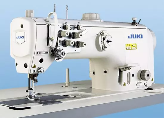 JUKI LU-2860 2 Needle Unison Feed Lockstitch Industrial Sewing Machine With Table And Servo Motor | GoldStar Tool 6 JUKI LU-2860 2 Needle Unison Feed Lockstitch Industrial Sewing Machine With Table And Servo Motor | GoldStar Tool - Image 4