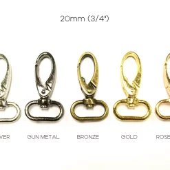 Metal Swivel Snap Hook - Egg Shaped | GoldStar Tool -consew shop metalswivelsnaphook eggshaped 20mm final 2