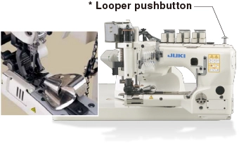 JUKI MS-3580 Series Feed-off-the-Arm 3 Needle Double Chainstitch Industrial Sewing Machine With Table And Motor | GoldStar Tool 7 JUKI MS-3580 Series Feed-off-the-Arm 3 Needle Double Chainstitch Industrial Sewing Machine With Table And Motor | GoldStar Tool - Image 5