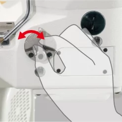 JUKI MS-3580 Series Feed-off-the-Arm 3 Needle Double Chainstitch Industrial Sewing Machine With Table And Motor | GoldStar Tool 13 JUKI MS-3580 Series Feed-off-the-Arm 3 Needle Double Chainstitch Industrial Sewing Machine With Table And Motor | GoldStar Tool -consew shop ms 3580 05 e