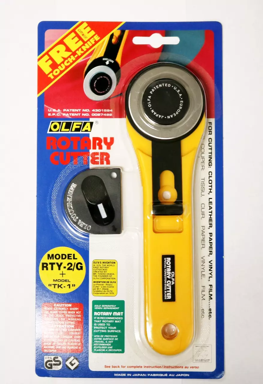 45mm Heavy Duty Rotary Cutters - OLFA RTY-2/G | GoldStar Tool 6 45mm Heavy Duty Rotary Cutters - OLFA RTY-2/G | GoldStar Tool - Image 4