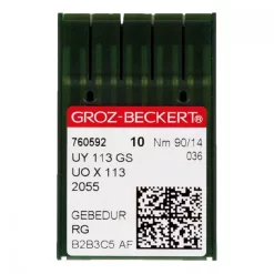 Groz-Beckert UY 113 GS/2055 GEBEDUR Sewing Machine Needles| GoldStar Tool -consew shop uy 113 gs 2055 gebedur 90